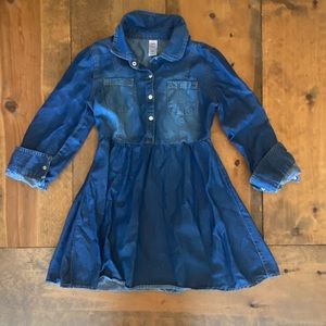 Girls Denim Dress Size 6/7